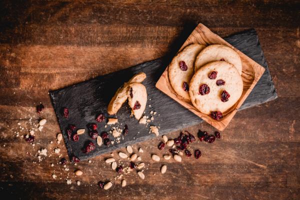 cranberry cookie backmischung im glas